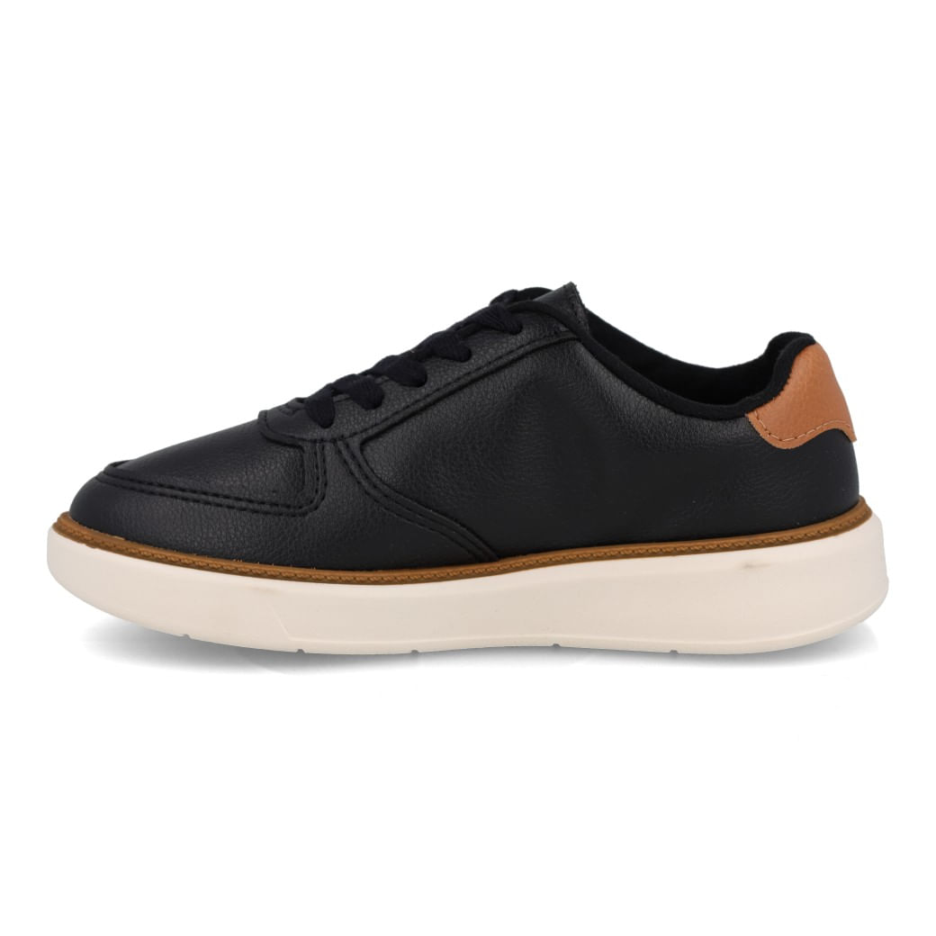 Molekinho Tenis 2861-216-24995-78651 Preto-Camel Sint_5__